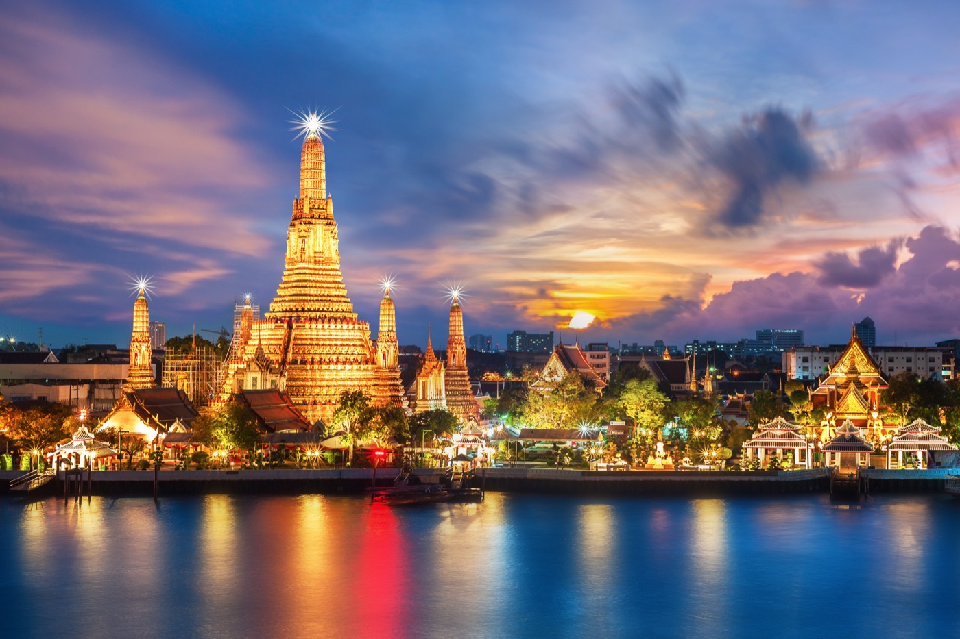 Wat Arun at night, Bangkok
