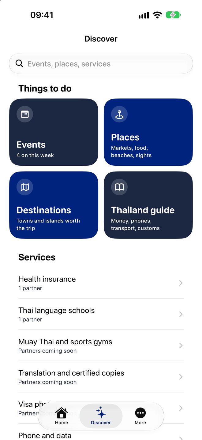 Discover: Events, Places, Destinations, Thailand guide and Services
