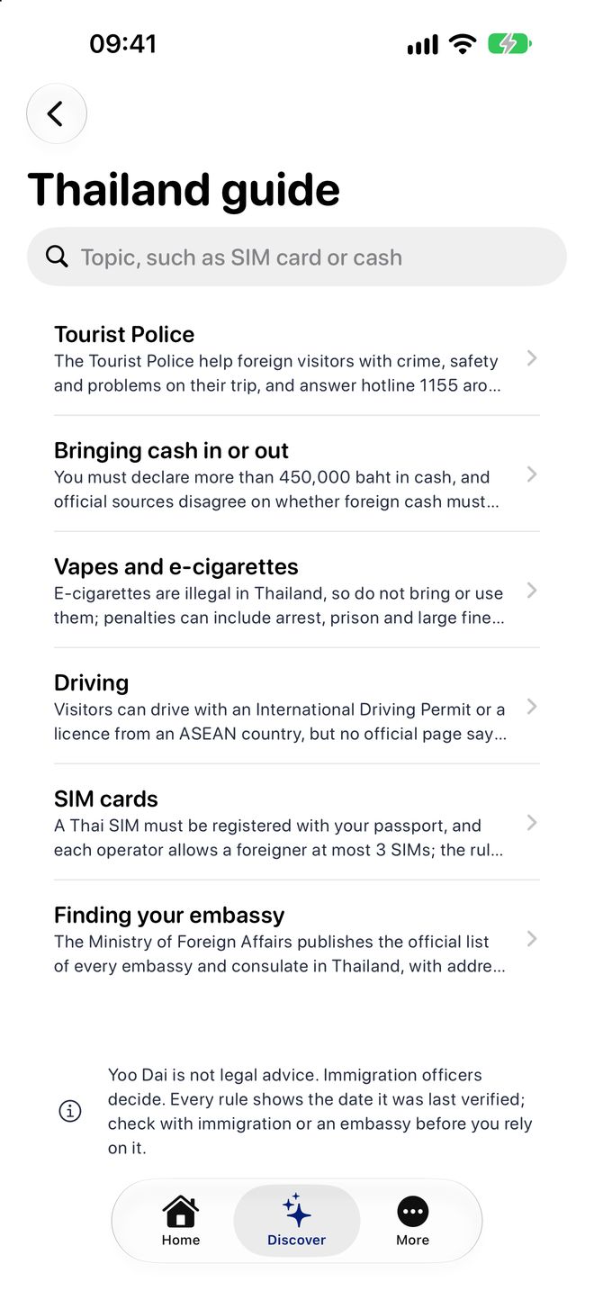 Thailand guide: Tourist Police, bringing cash, vapes, driving, SIM cards, finding your embassy